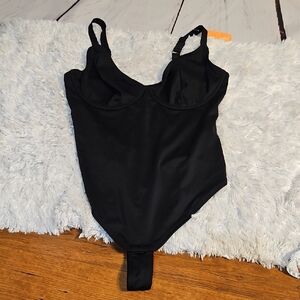 Black Bodysuit Shapewear Sleeveless Sculpting‎ One-Piece Lingerie Shaping, XL